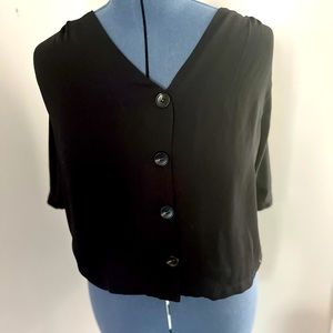 Elodie Black Blouse-Medium